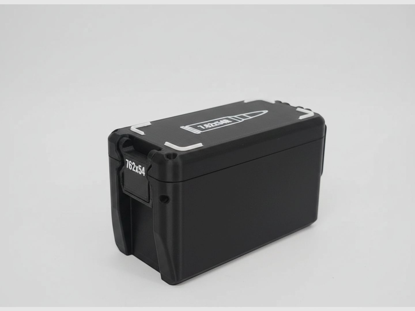 Caja de municiones Filamelt / 7.62x54R / 'Tapa plegable / de bloqueo' / caja de cartuchos, Ammo Box