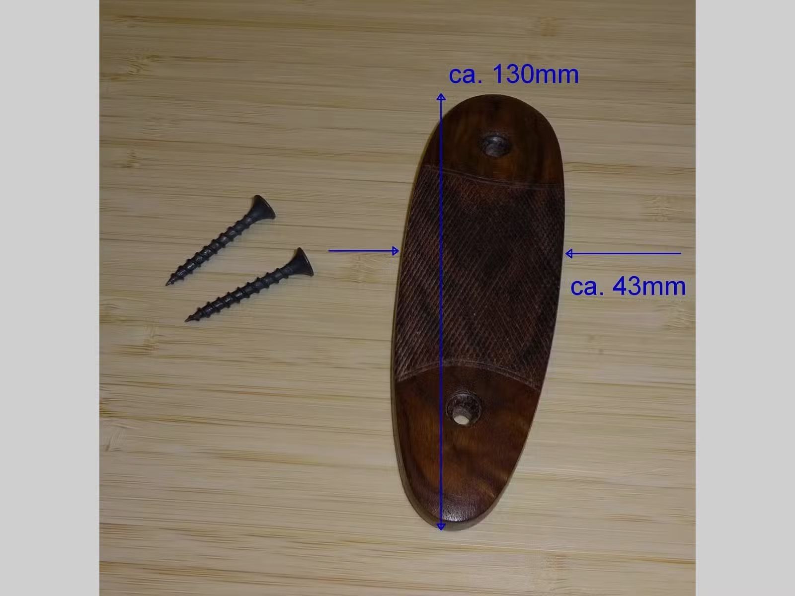 Echtholz-Schaftkappe für Blaser F3 * NEU