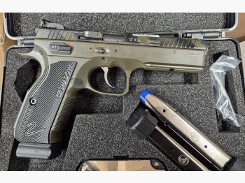 CZ75 Shadow 2 Optics Ready 9mm Luger Camo Oliv Sondermodell
