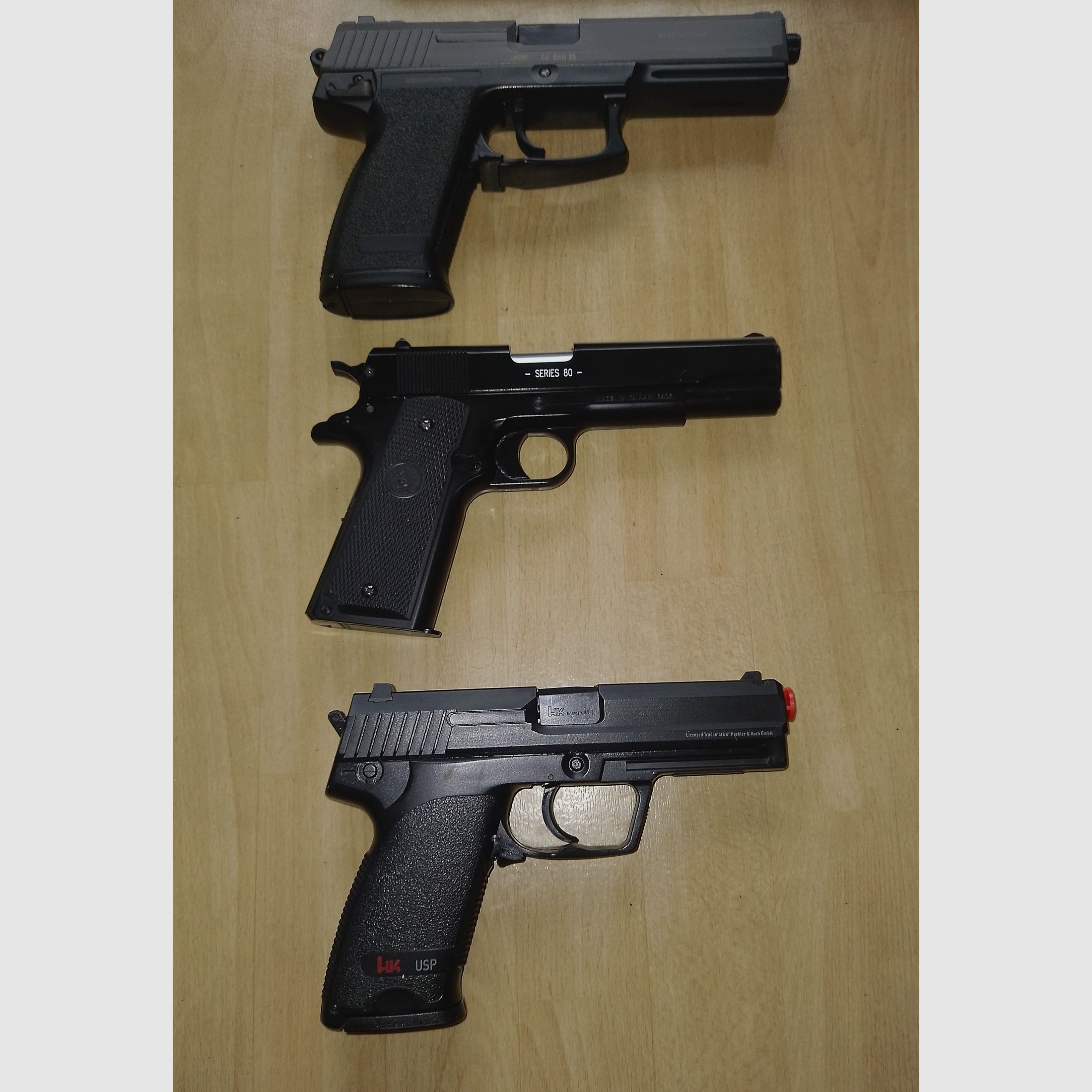 3  Federdruck Pistolen  6mm BB