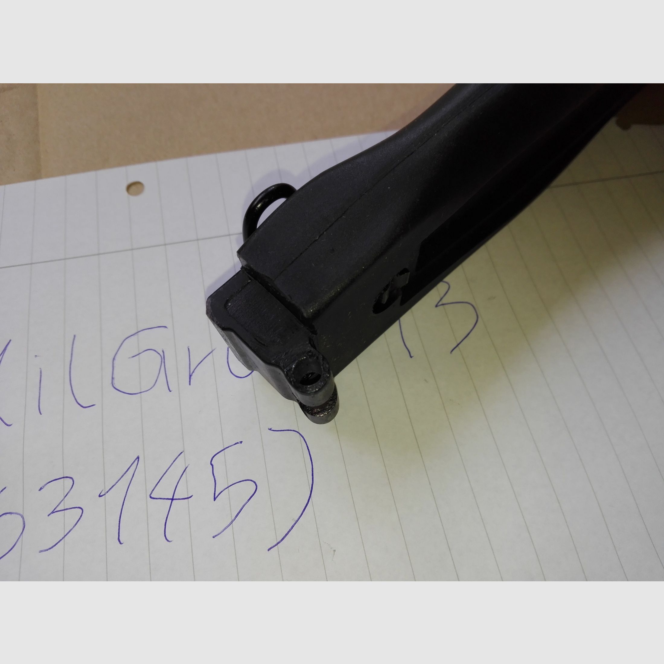 Original IZHMASH Polymer AK74M 5.5mm Pin/Pin Folding Stock, 100 Series AK folding stock (newer version with the slot for the butt pad strap)