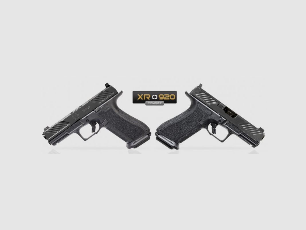 Shadow System XR920 9mm Blk Frame Combat Slide OR Blk Spiral Barrel Blk Stainless Rod Green Tritium, Bild 2 von 2