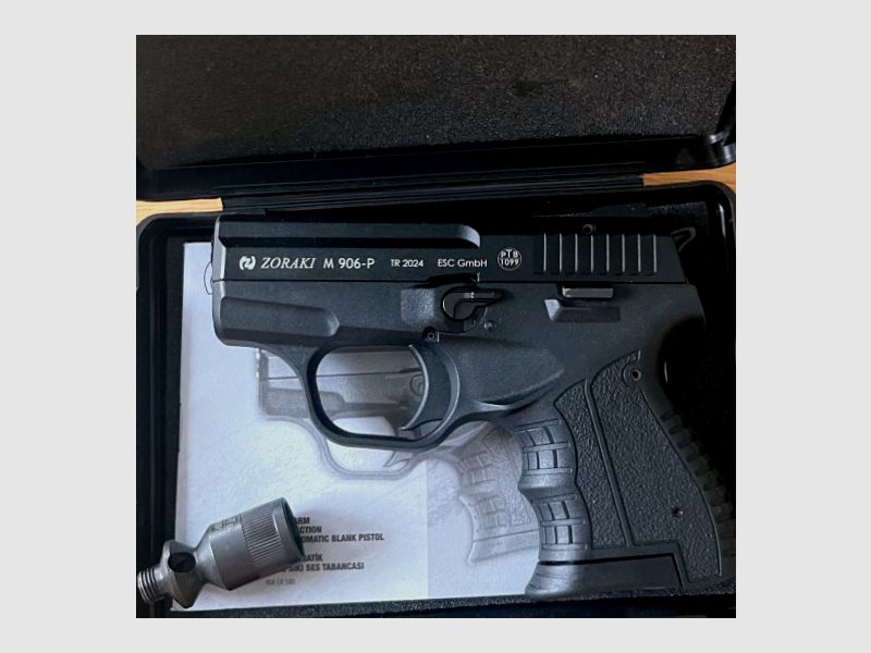 Zoraki 906-P blank firing pistol 9mm P.A.K. (PTB 1099) - like new!