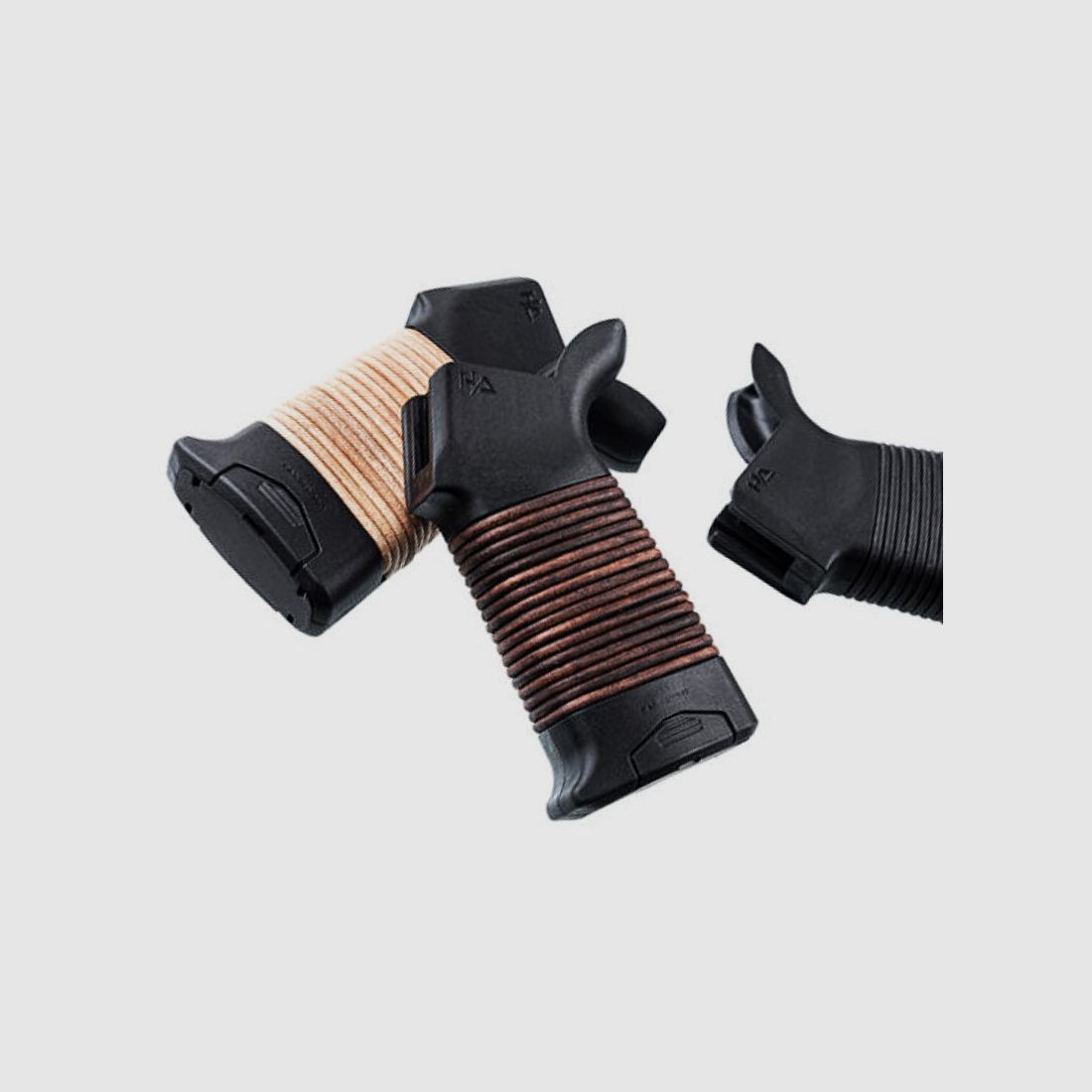 Empuñadura de pistola HERA ARMS H15GL con envoltura de cuero negro