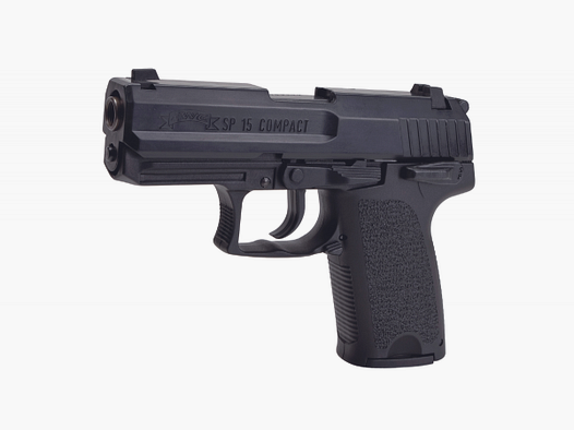 IWG SP 15 Compact, Kal. 9 mm P.A. Knall, schwarz brüniert