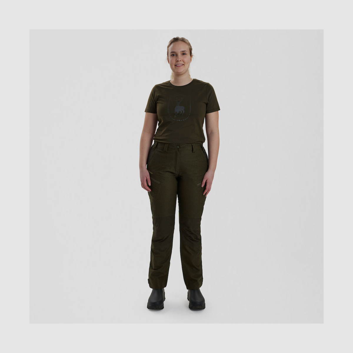 DEERHUNTER Lady Chasse Pantalones Oliva Noche Melange