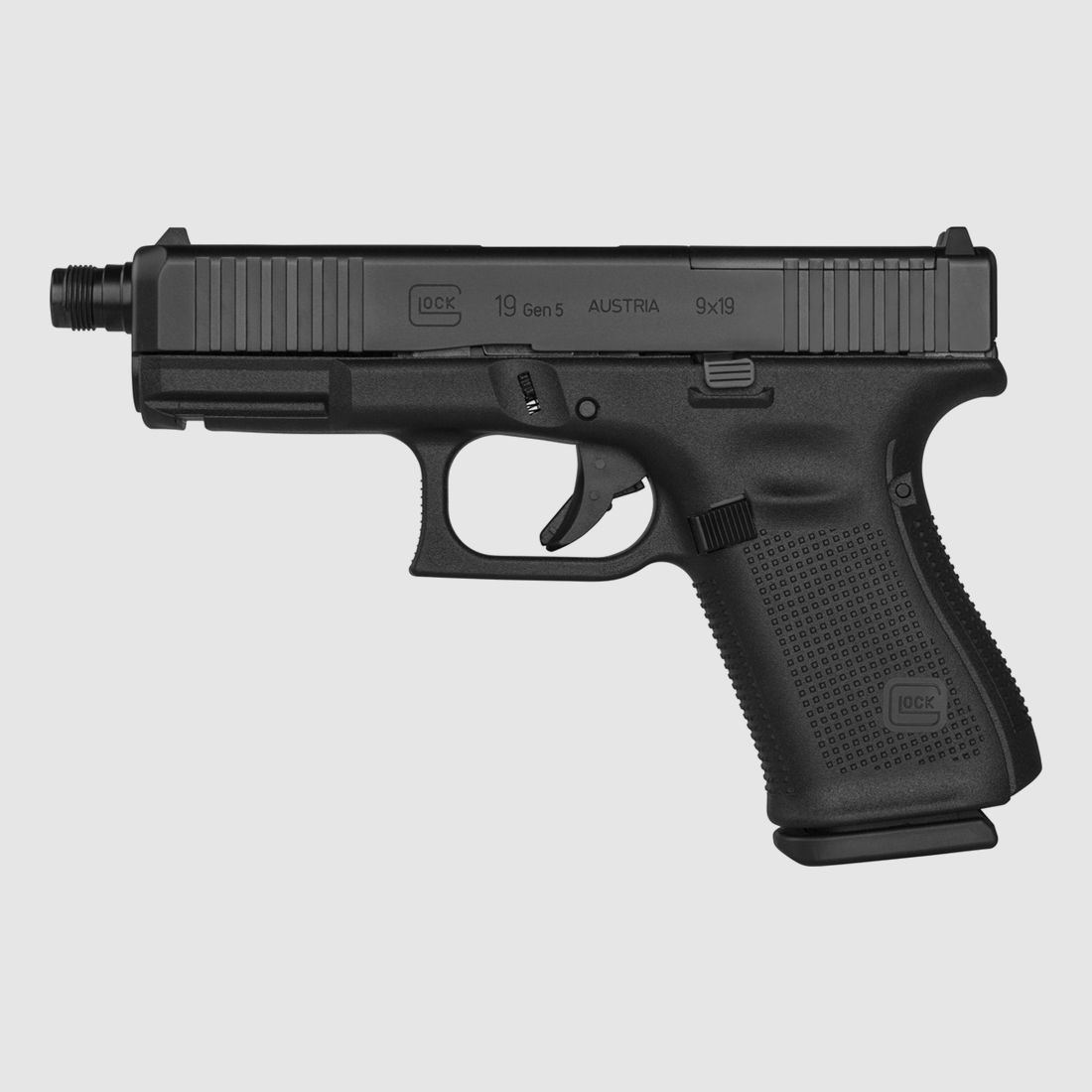 Glock – pistool / 19 / Gen5 / FS / gewelfde loop / 9mm
