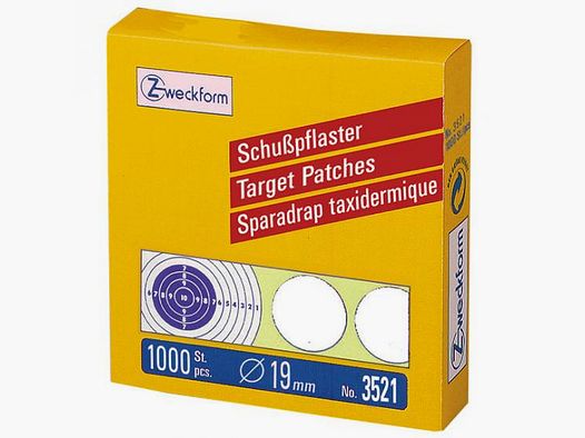 Doelvorm Schusspflaster wit