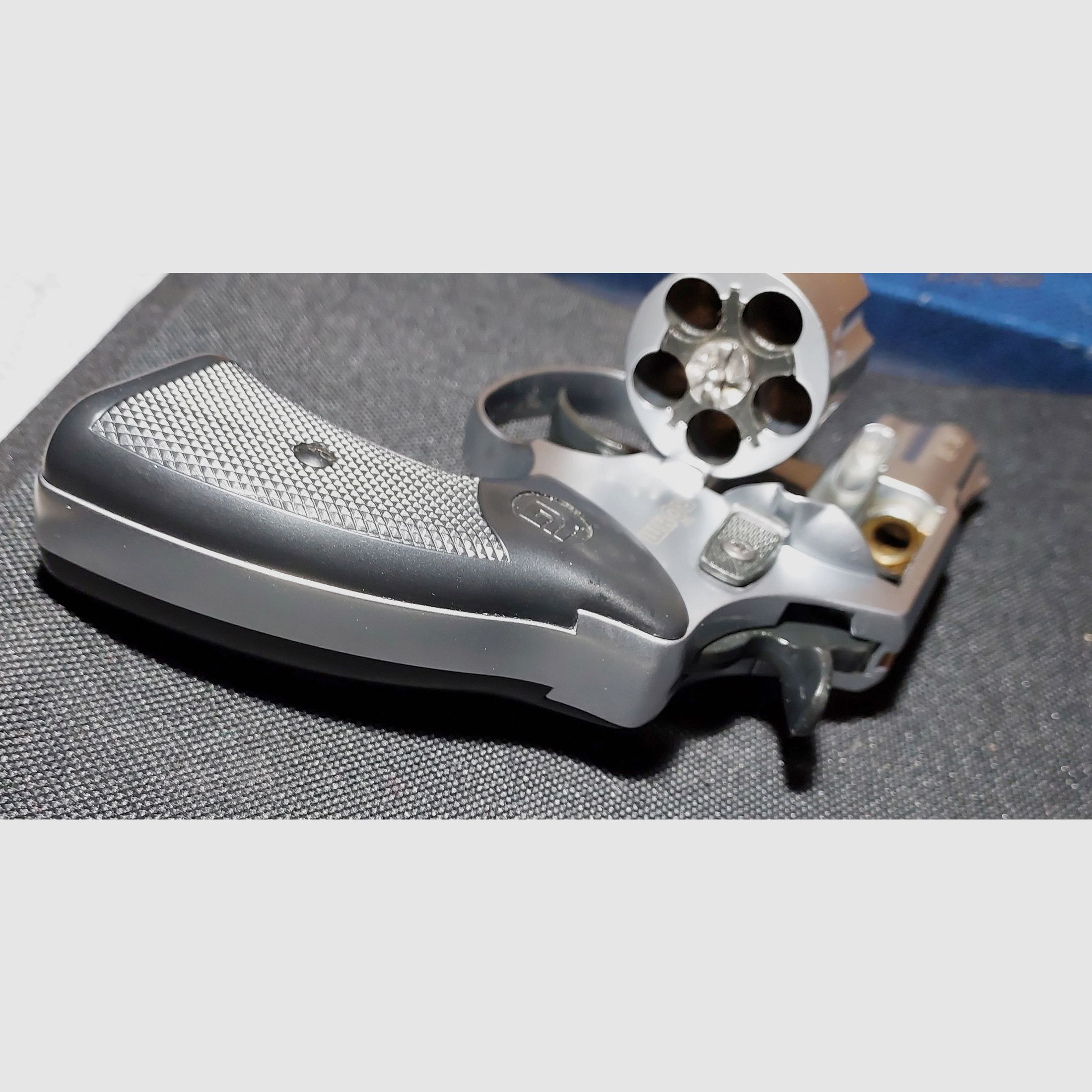 Röhm RG 59 revólver de detonación Alu Chrome 9 mm R.K. (PTB 735)