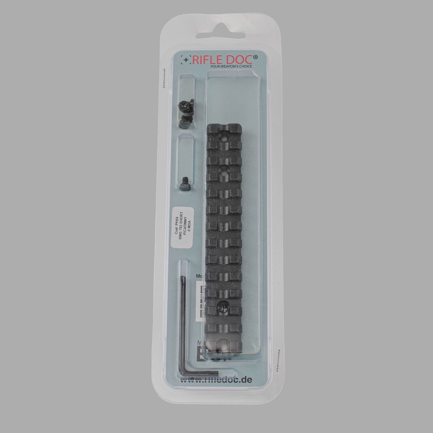 Rifle Doc Picatinny Weaver RAIL EN ACIER pour REMINGTON 783 SA (Short Action)