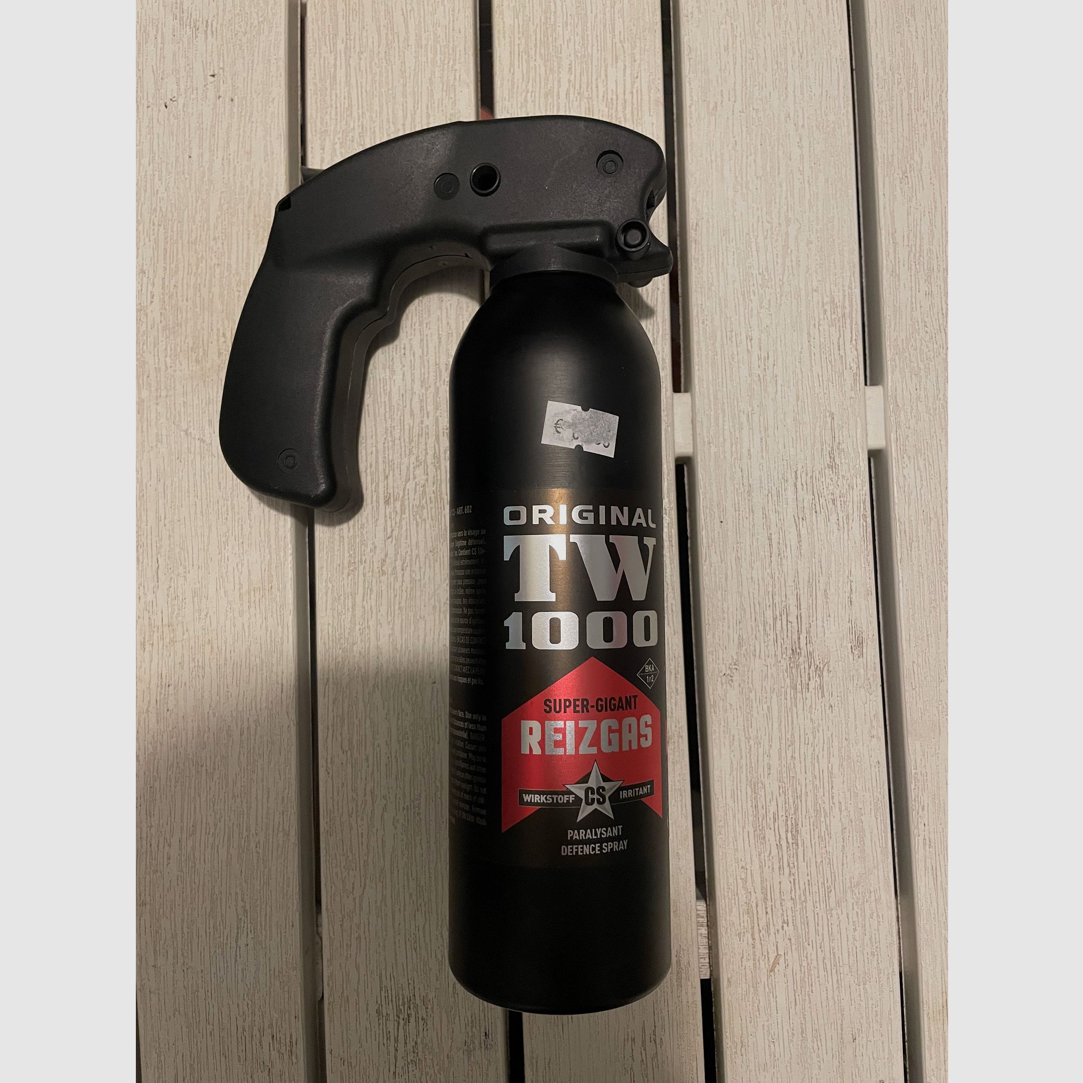 CS Abwehr Gas TW1000 Tierabwehrspray Pfeffer JET  Super-Gigant 400ml MHD 06/28