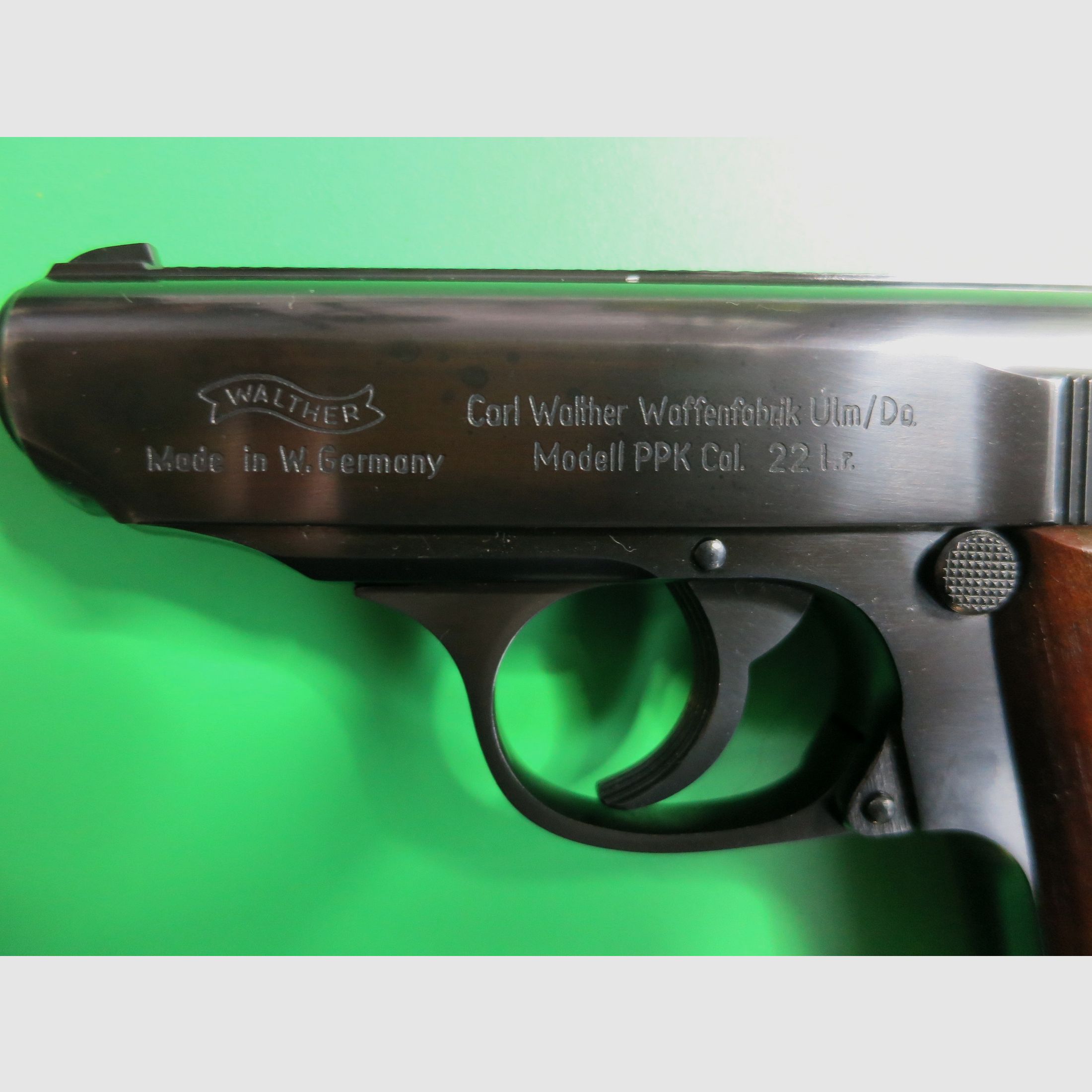Halbautomatische Pistole, Walther PPK, Kal. .22lfB, wie neu       #75, Bild 7 von 9