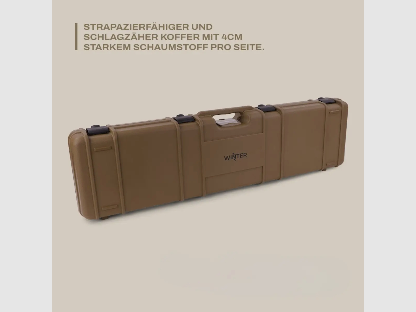 Winter Gewehrkoffer Coyote 107 cm