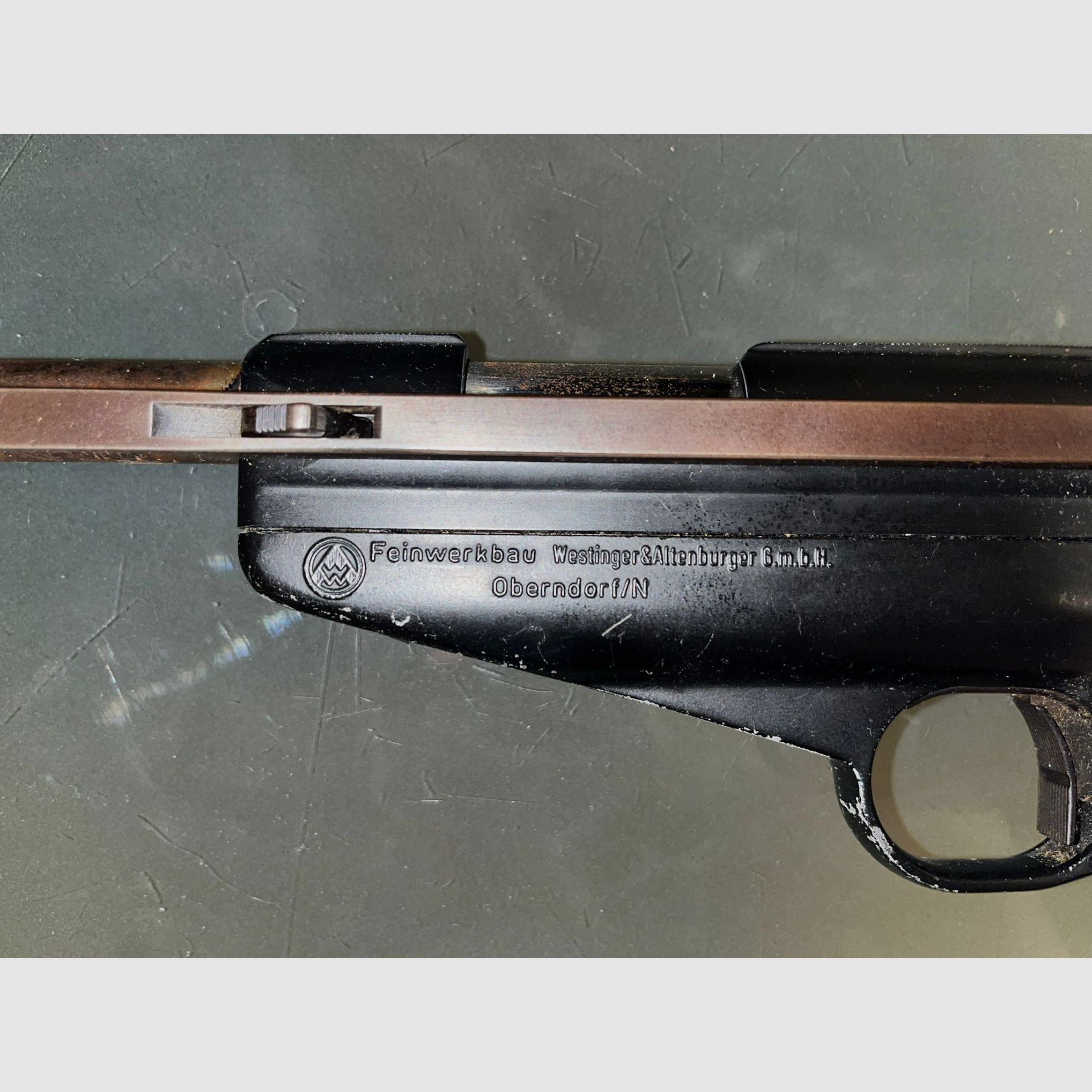 Feinwerkbau Mod. 65 4,5/.177, Federdruck / Seitenspanner