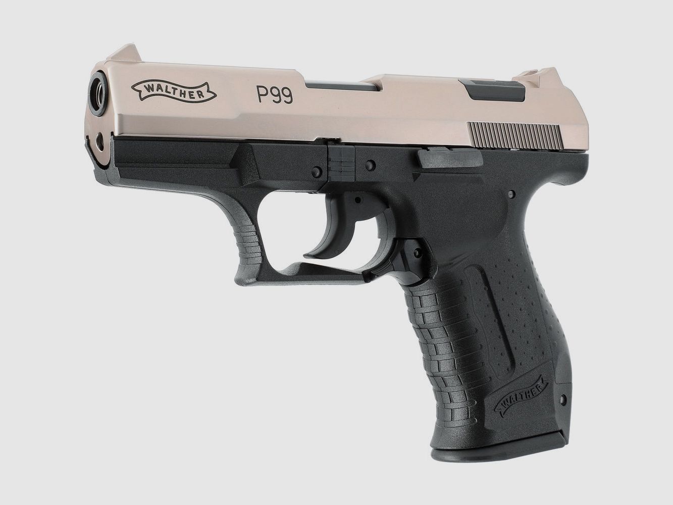 Walther P99 blank-firing pistol 9mm bicolor
