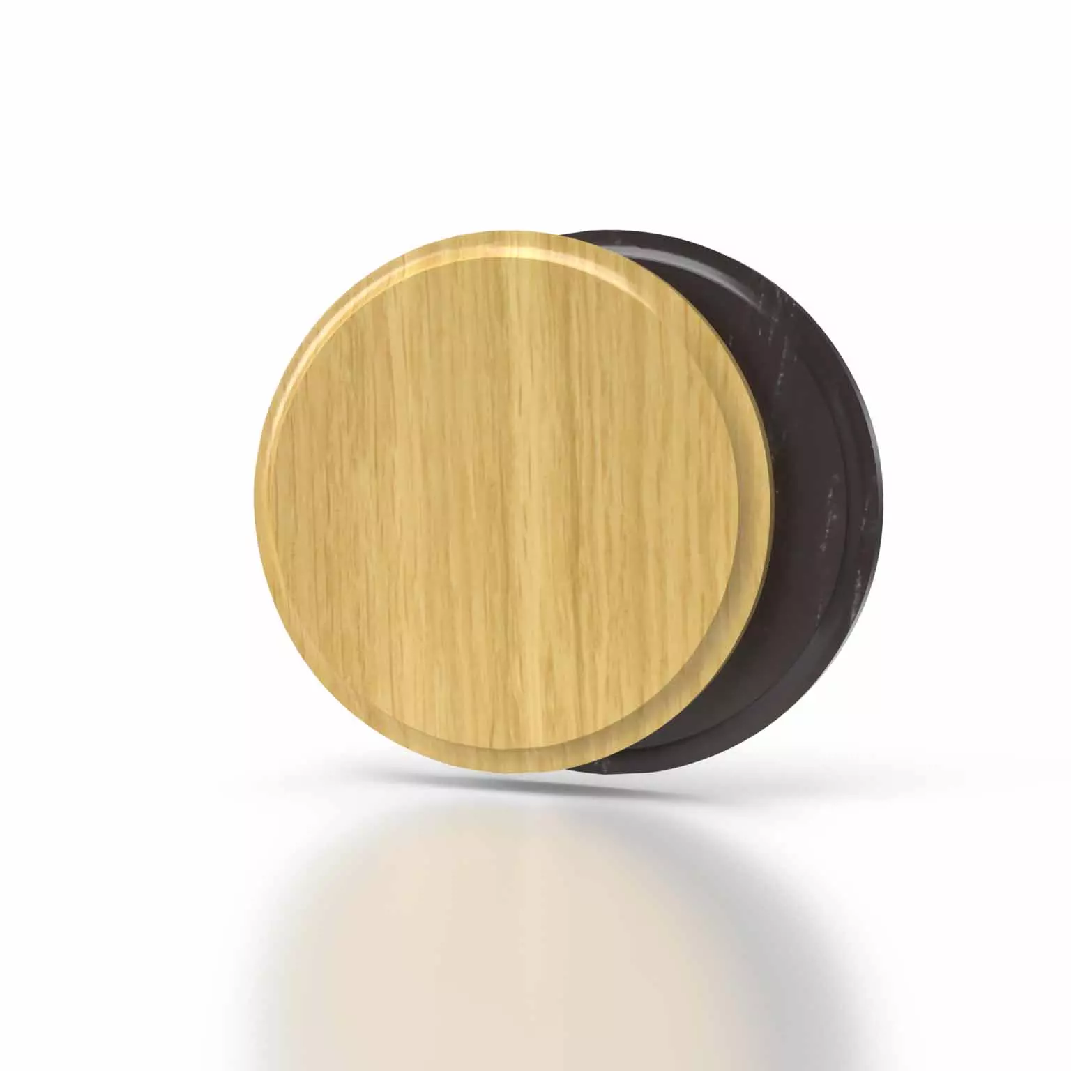 Troféeshield voor zwijn rond 16cm licht, afbeelding 2 van 2