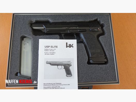 Heckler & Koch	 HECKLER & KOCH, USP ELITE CAL. 9X19 MM