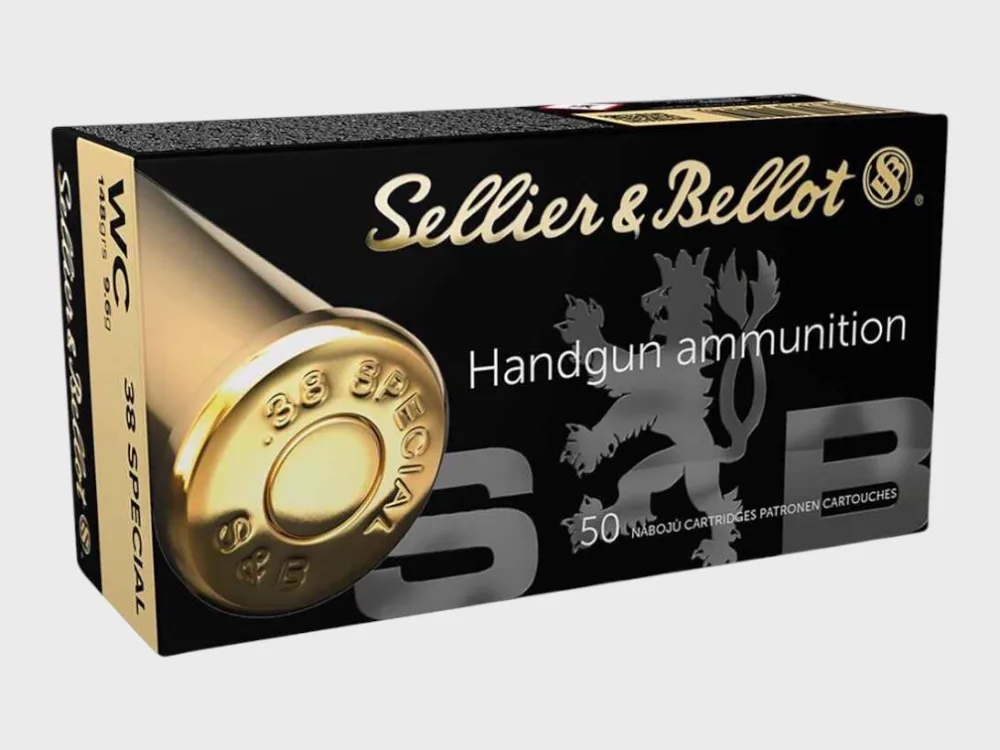 Sellier & Bellot .38 Special Wadcutter 148grs. / 1200 pz.