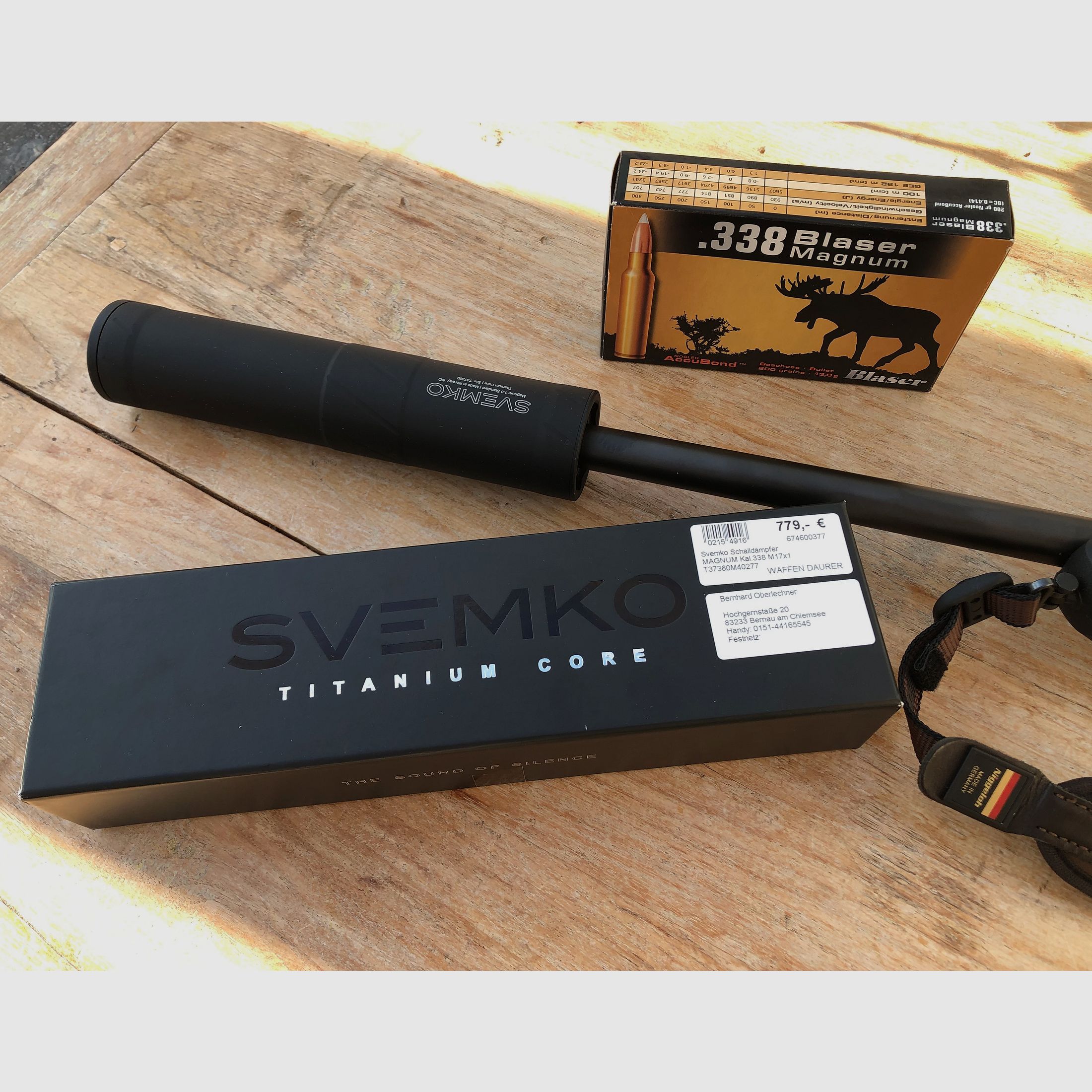 Wie neu: Blaser R8 Professional Success 338 Blaser Magnum