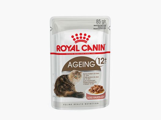 ROYAL CANIN AGEING 12+ in Soße Nassfutter für ältere Katzen 12x85 g