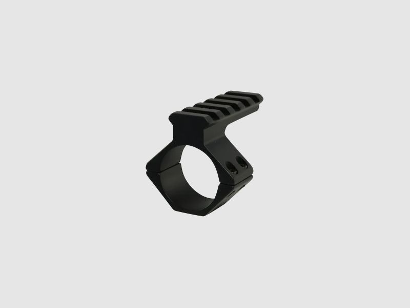 Weaver Tactical Tube Picatinny Adapter matt schwarz 30mm