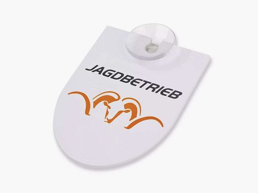 Blaser jacht schild wit