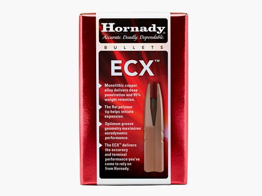 Hornady 304714 Geschosse ECX Bullets .30 .308 165 gr Wiederladen Bleifrei