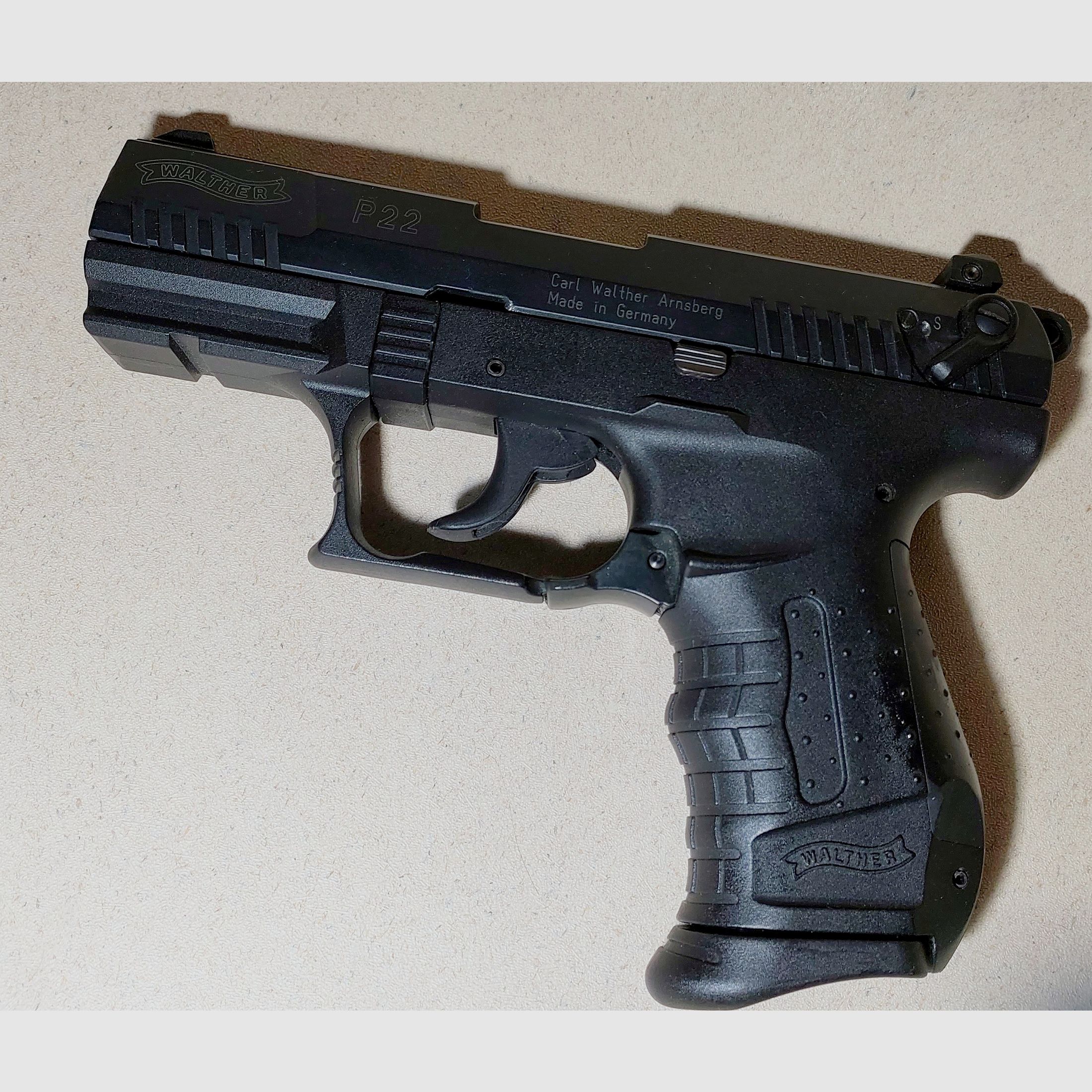 Walther P22 Schreckschuss Pistole 9mm P.A.K. schwarz (PTB 778)