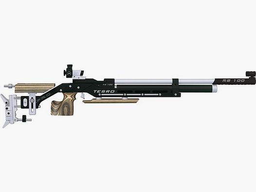 Tesro RS 100 PRO argent/désert droit carabine à air match