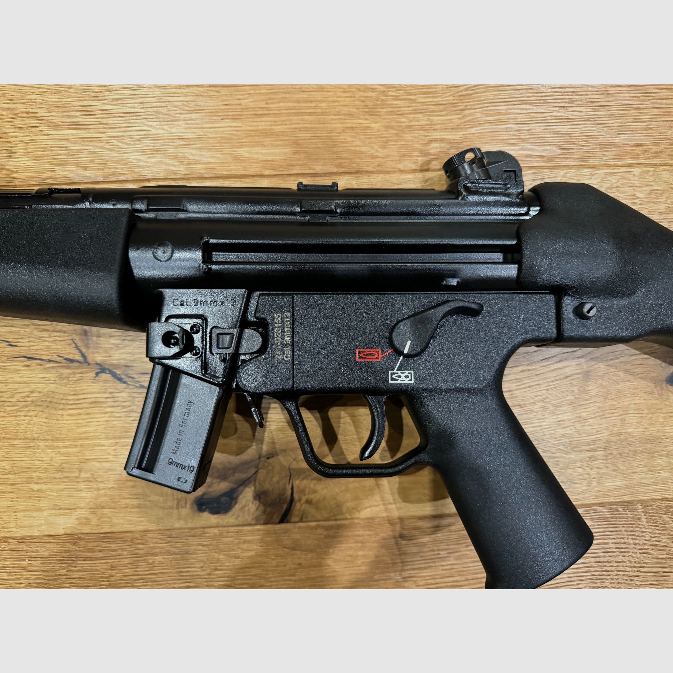 Heckler und Koch SP5 Büchse mit B&T RBS Schalldämpfer SQD™ Compact