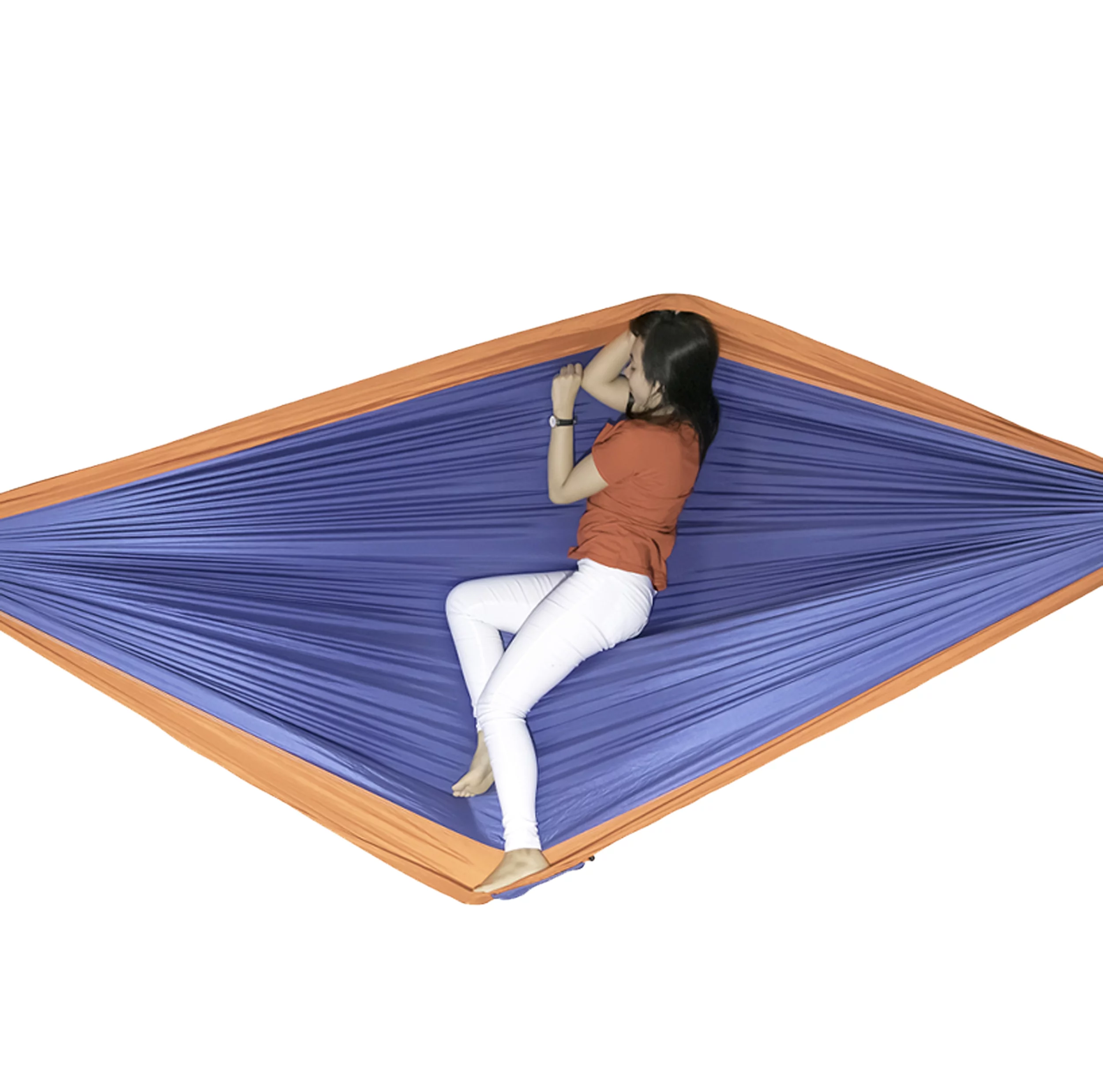 Ticket To The Moon two-person hammock, blue-orange (TMO39/35), image 6 of 8