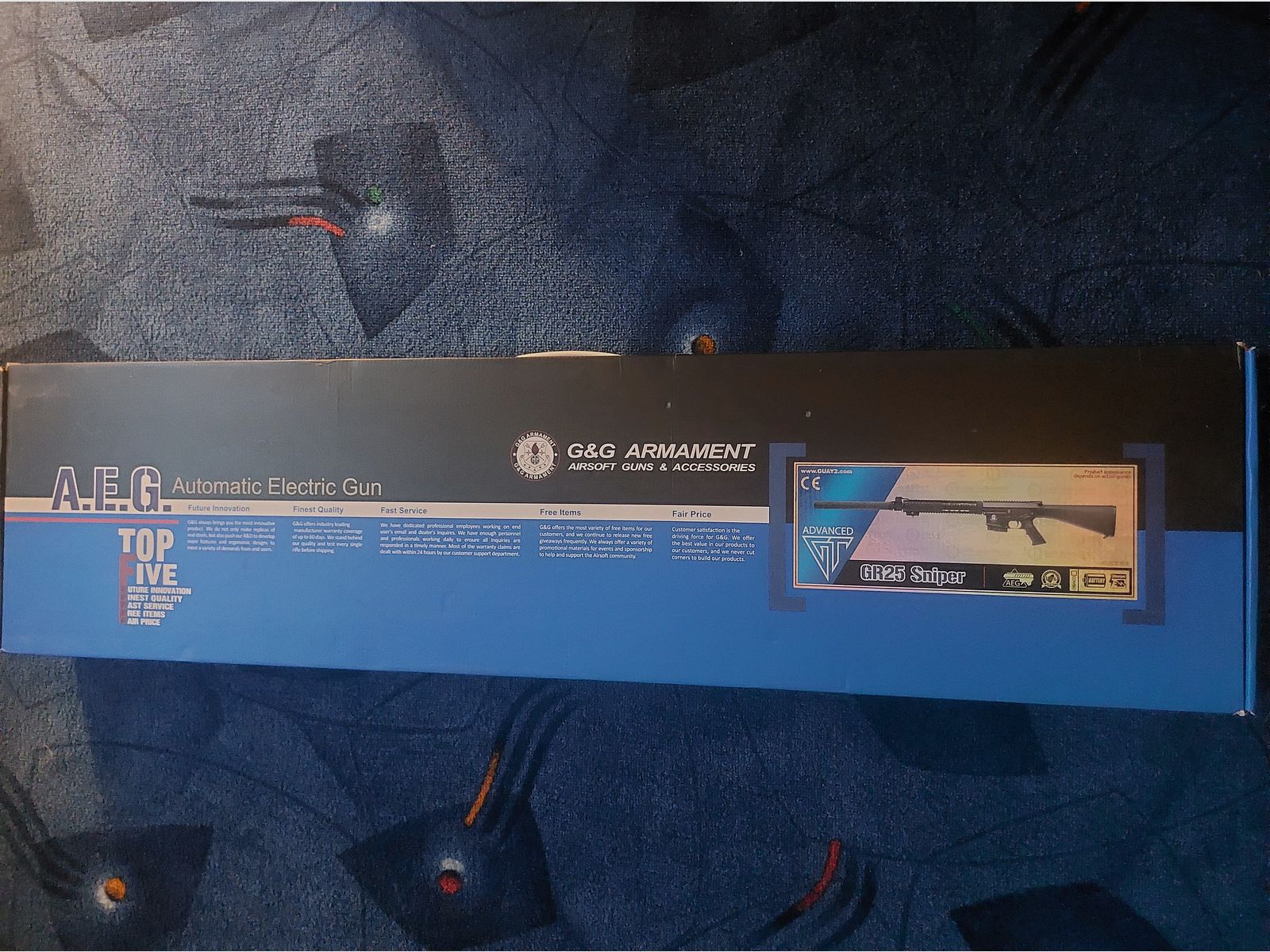 G&G GR25 Sniper Inkl. 9.6V 4200NiMH Akku