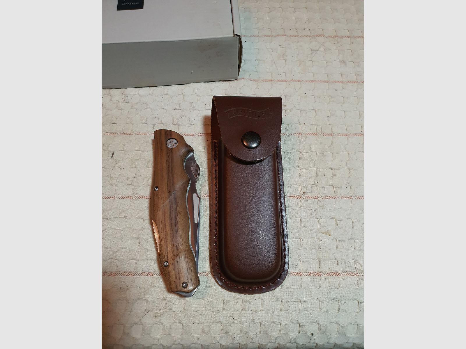 Walther AFW Einhandmesser - Adventure Folder Wood