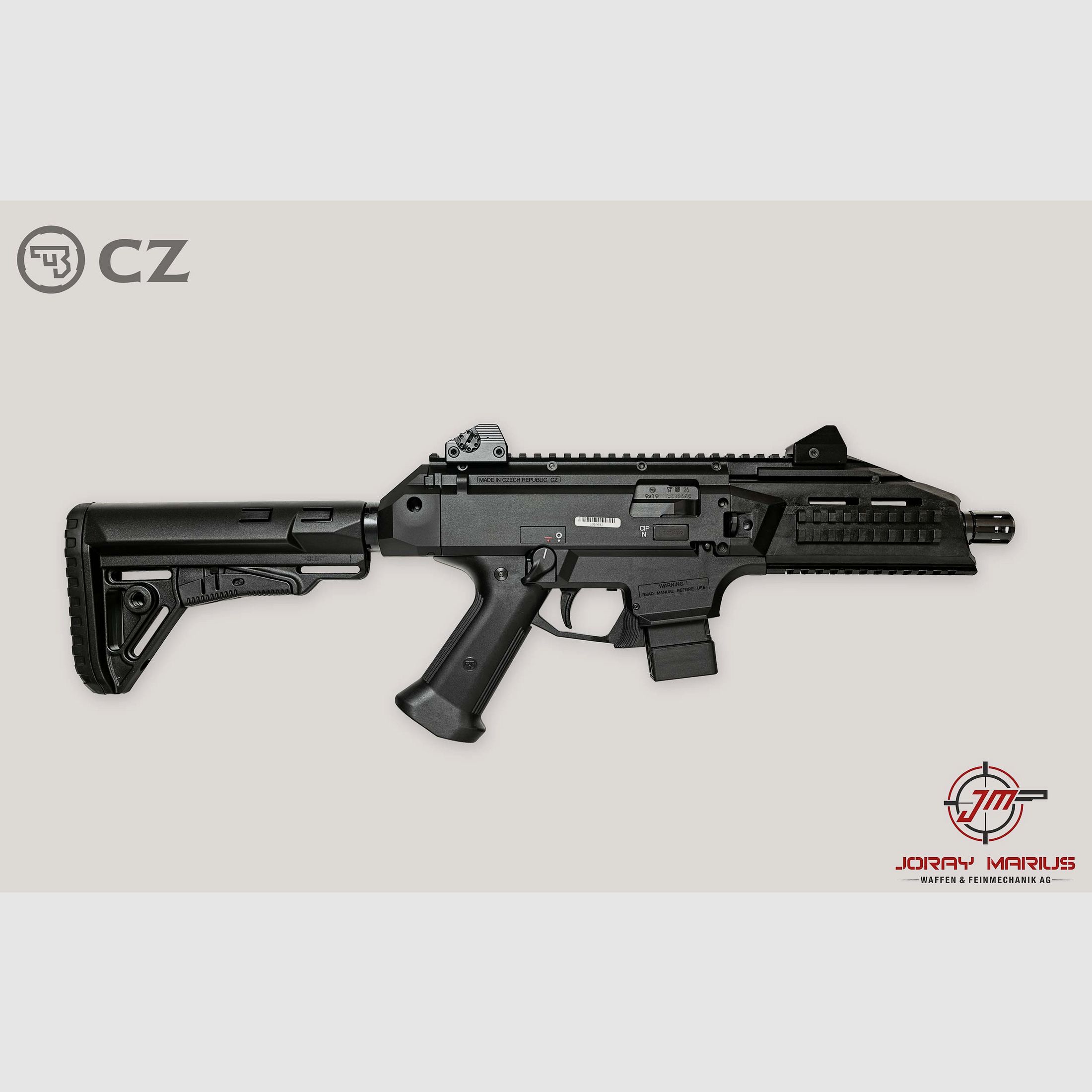 CZ Scorpion EVO 3 S1 AR Stock Halbautomat 9mm Para, Bild 1 von 4