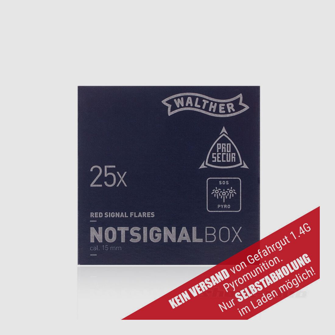 Walther Walther Notsignal Box - 25 Signalsterne - Kaliber 15mm