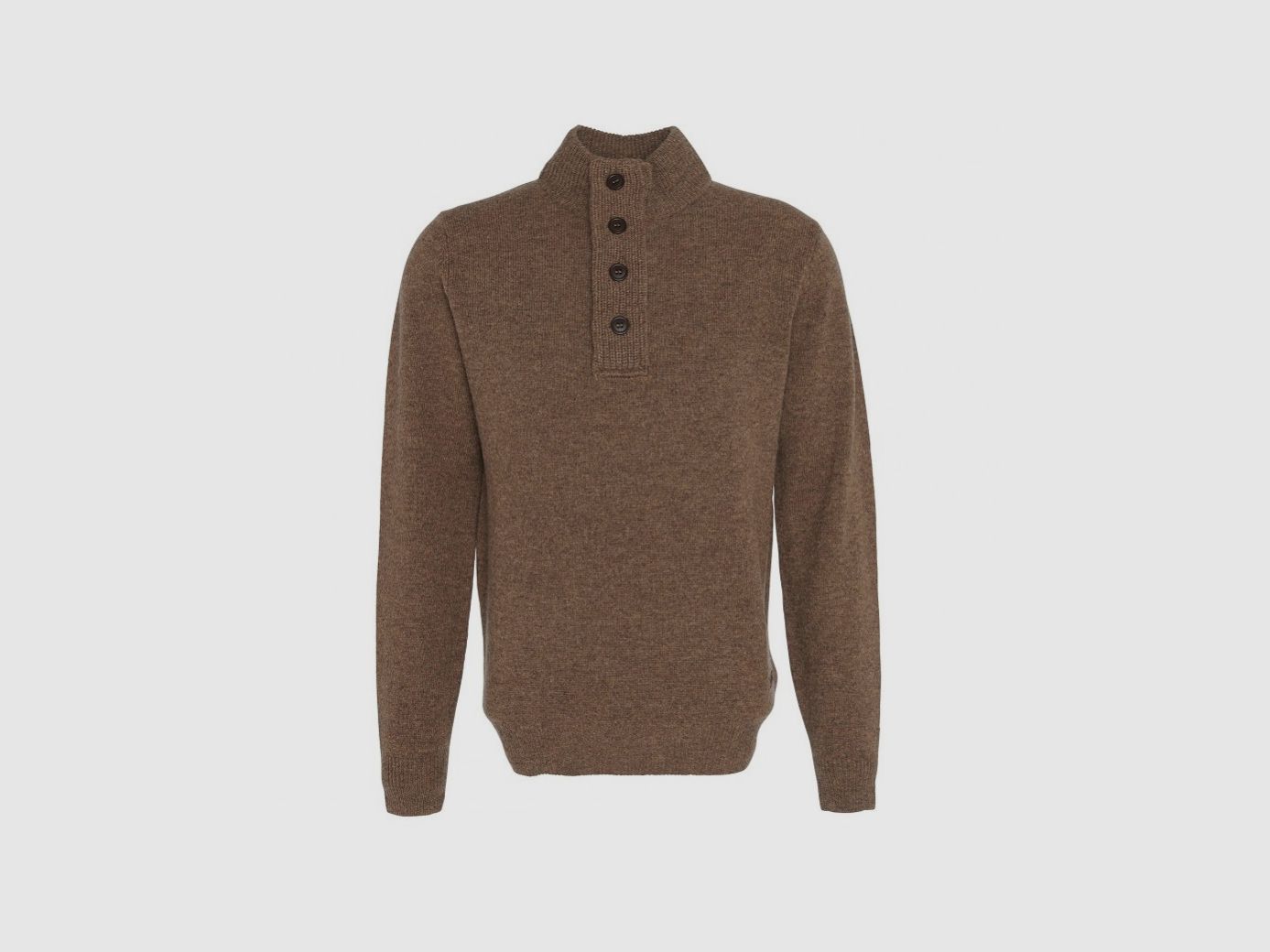 Pull Barbour Patch Halbzip in der Farbe Dunkelstein Beige