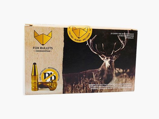 Fox-Bullets .243 Win. 5,2g/80grs cartouches de fusil sans plomb