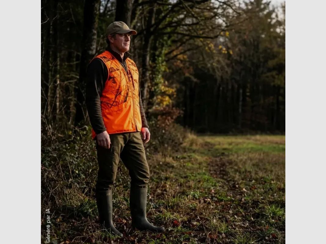 Chaleco Deerhunter Eagle Realtree Edge Naranja de Seguridad, imagen 1 de 9
