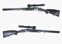 Bockbuksflinte BBF, Sauer & Sohn, Kal. 7x65R en 16/70
