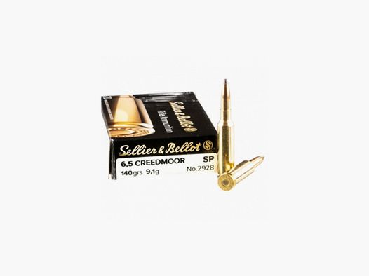 Cartucce Sellier & Bellot cal. 6,5 Creedmoor SP 140 gr 20 pz