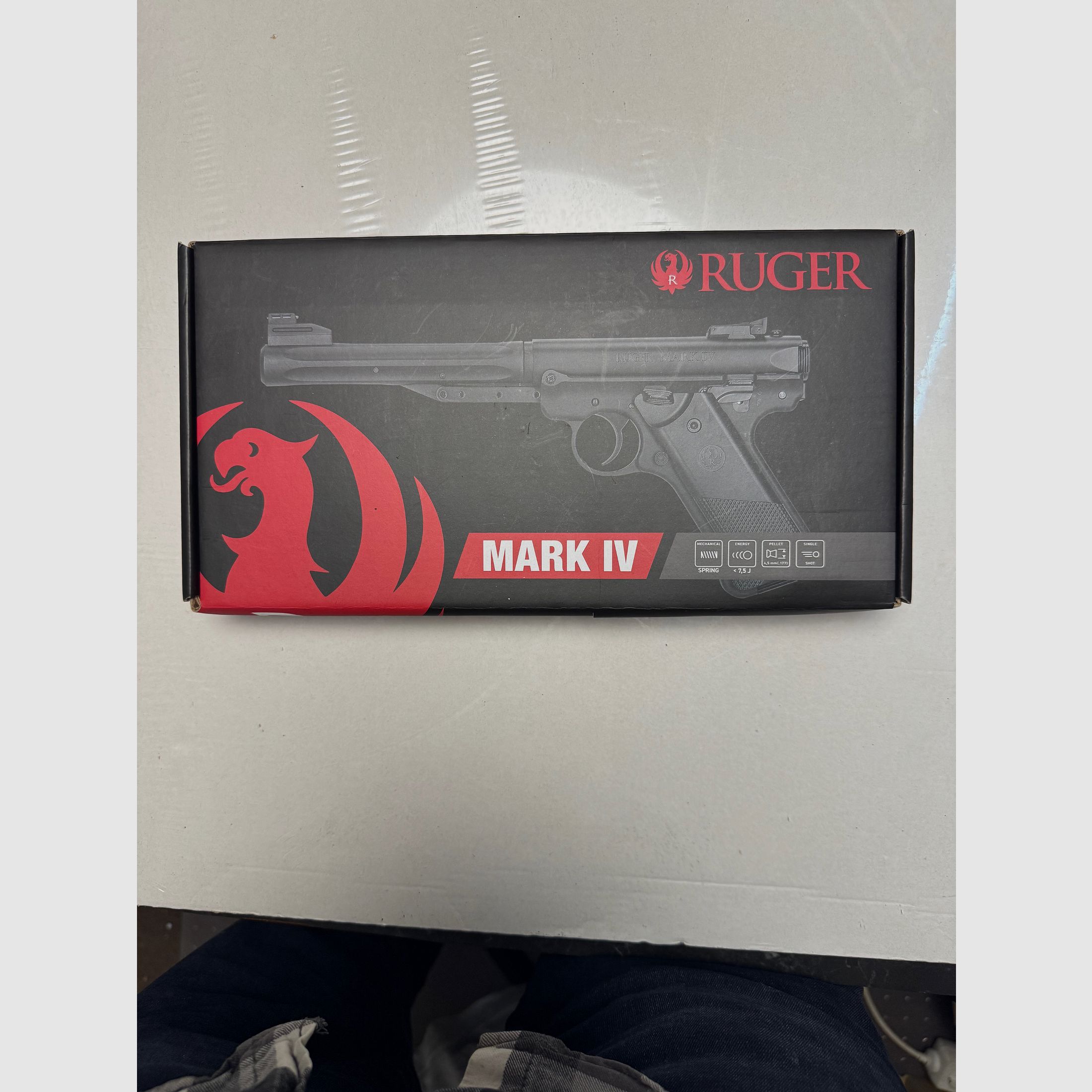 Air pressure pistol Ruger Mark 4 in 4.5mm