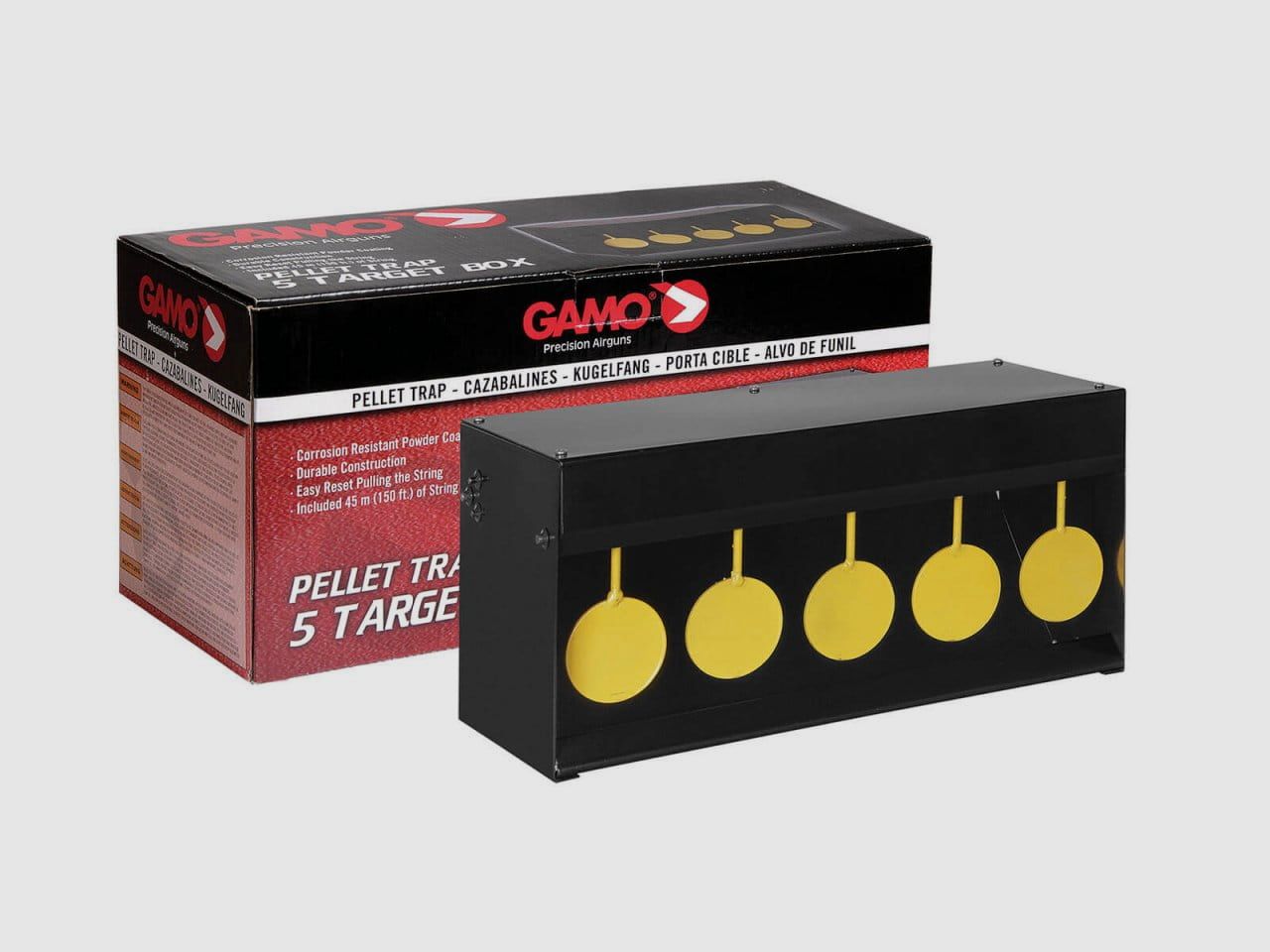 Gamo pellet trap with 5 targets