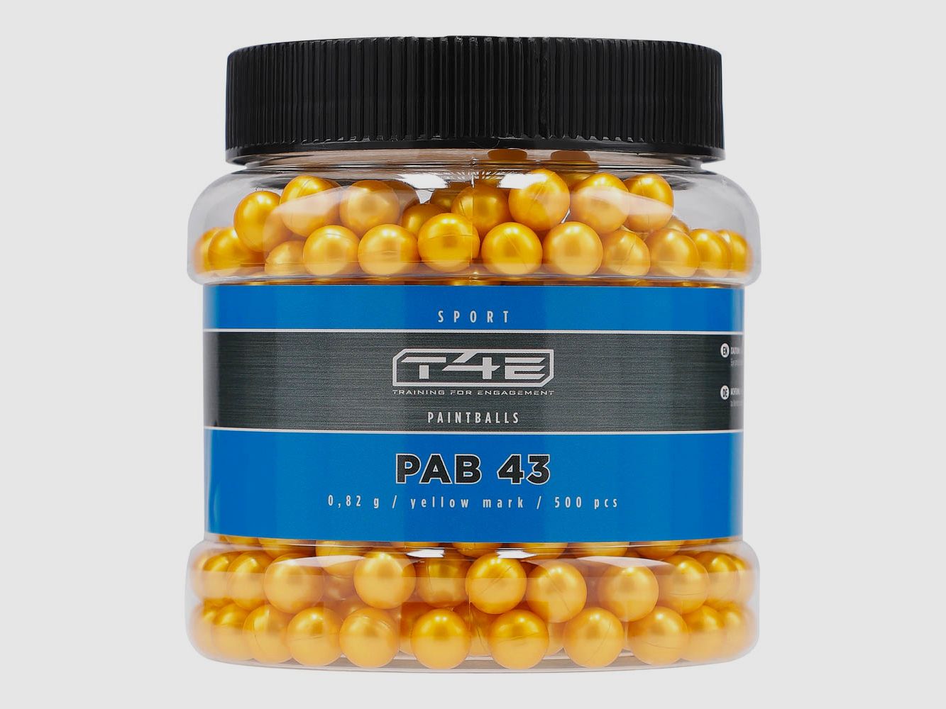 T4E .43 Farbmarkierungskugeln - 0,82g/500stk/gelb