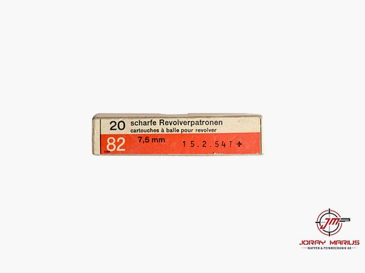7.5 Swiss Revolverpatrone Mod. 82 Sammlermunition