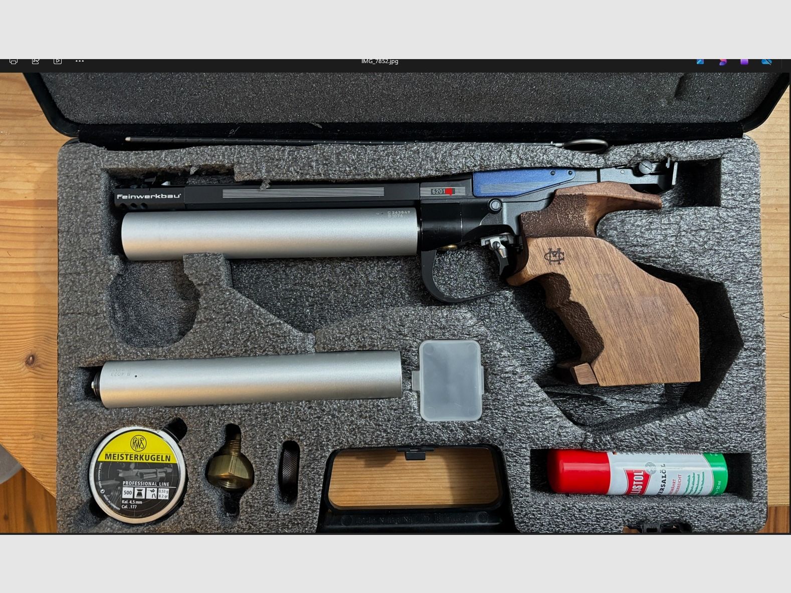 Feinwerkbau P34 Match-Pressluftpistole