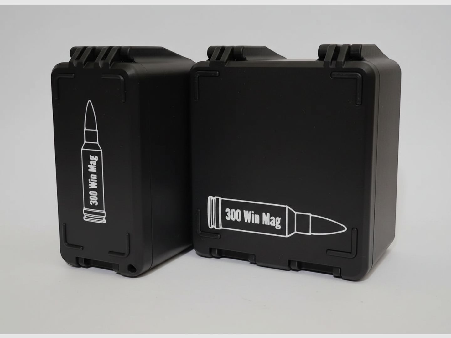 Filamelt Munitionsbox / 300 Winchester Magnum / 'Klapp- / Rastdeckel' / Patronenbox, Ammo Box