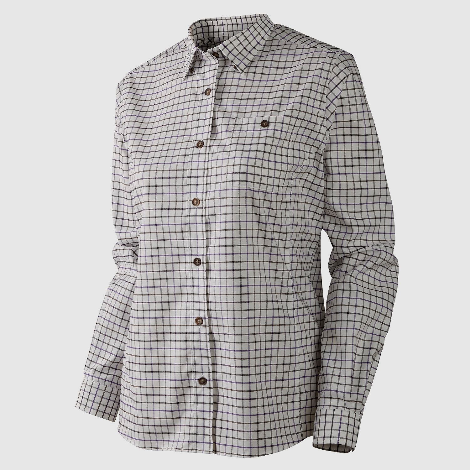Hrkila Lancaster Damen L/S Hemd Blackberry Check