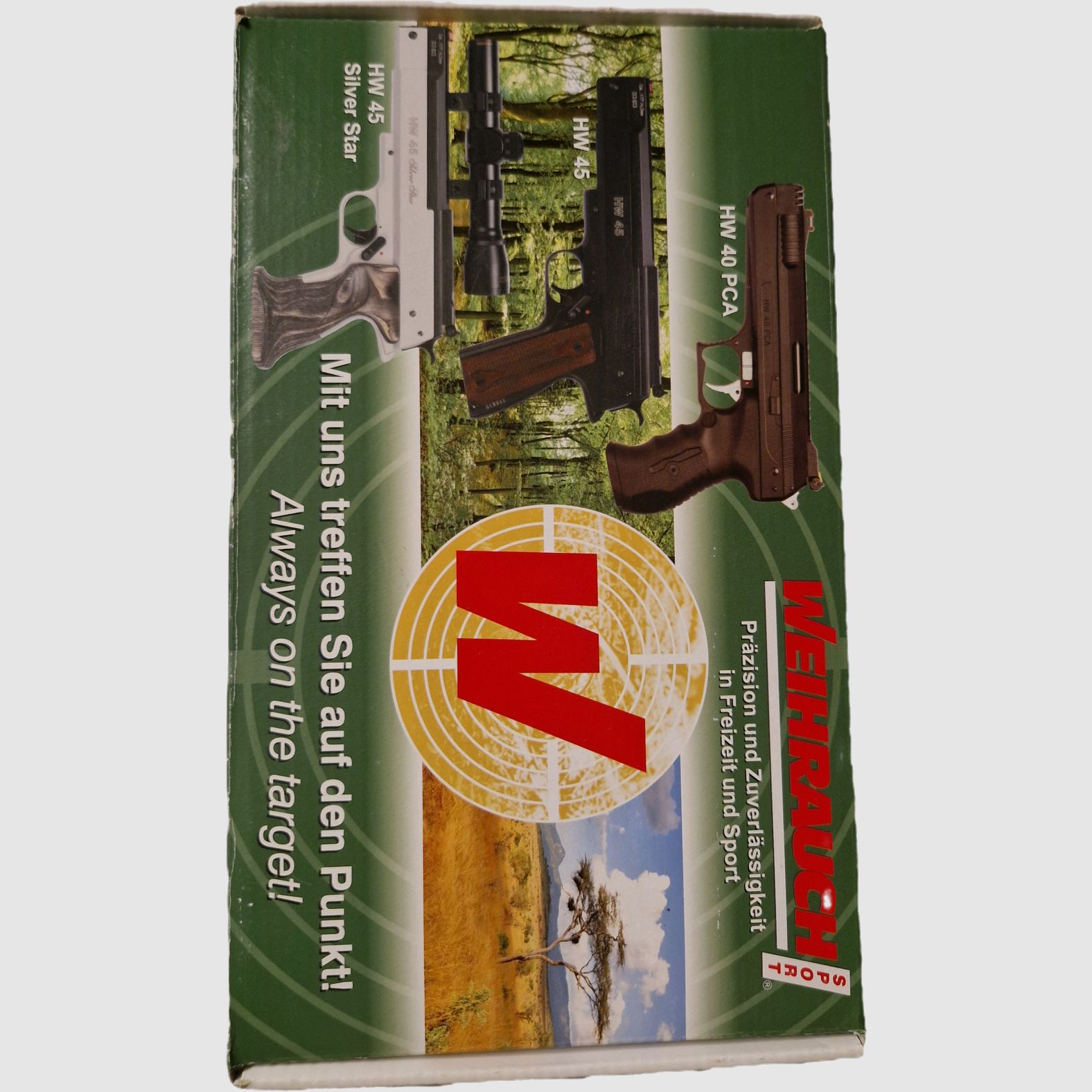 Absolument NEUwertig !!! Weihrauch HW 45 Black Star Pistolet à air comprimé Kal. 4,5mm Diabolo noir extra fort / Inc. Madbull étui de pistolet Deluxe