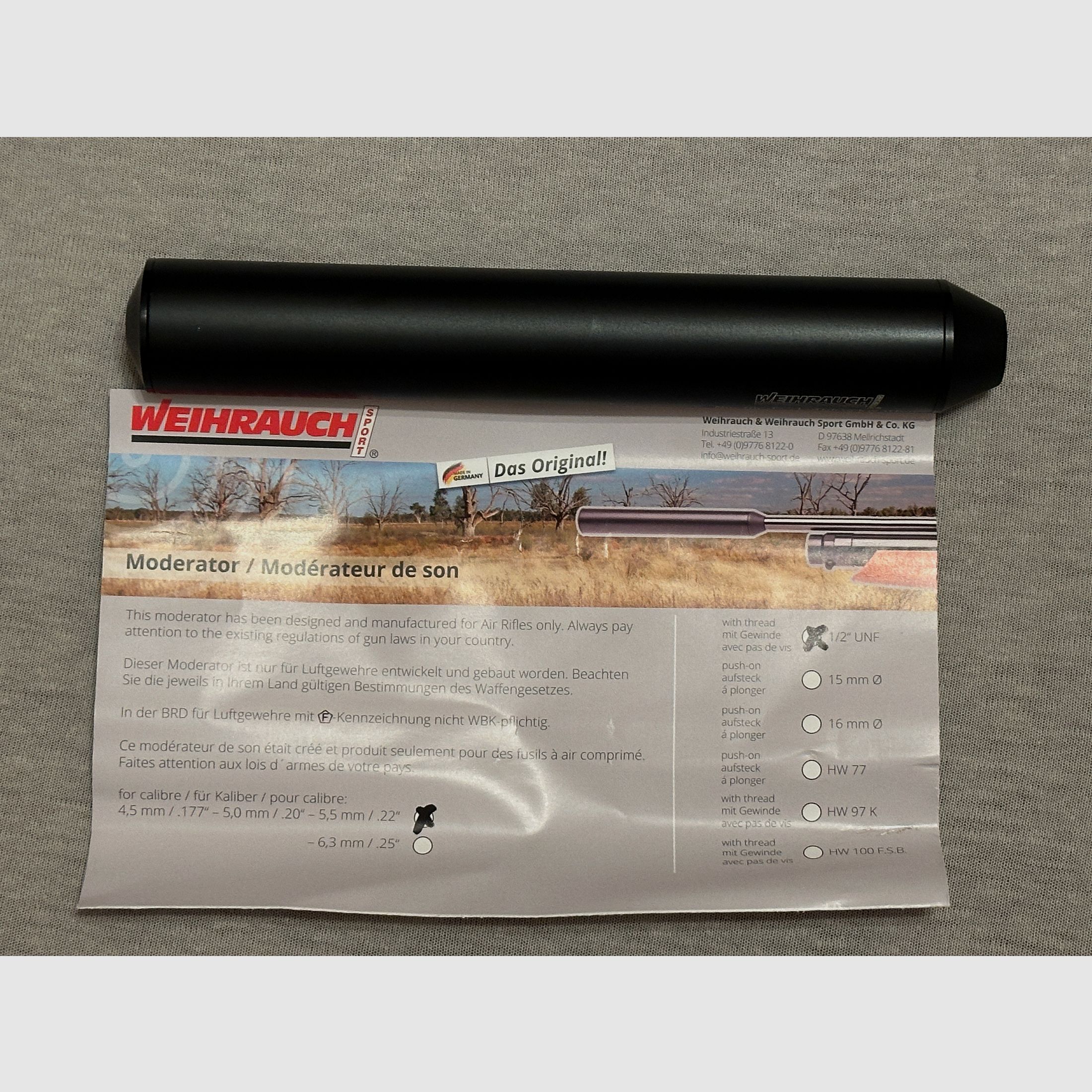 Walther Rotex RM8 4,5 mm Pressluftgewehr