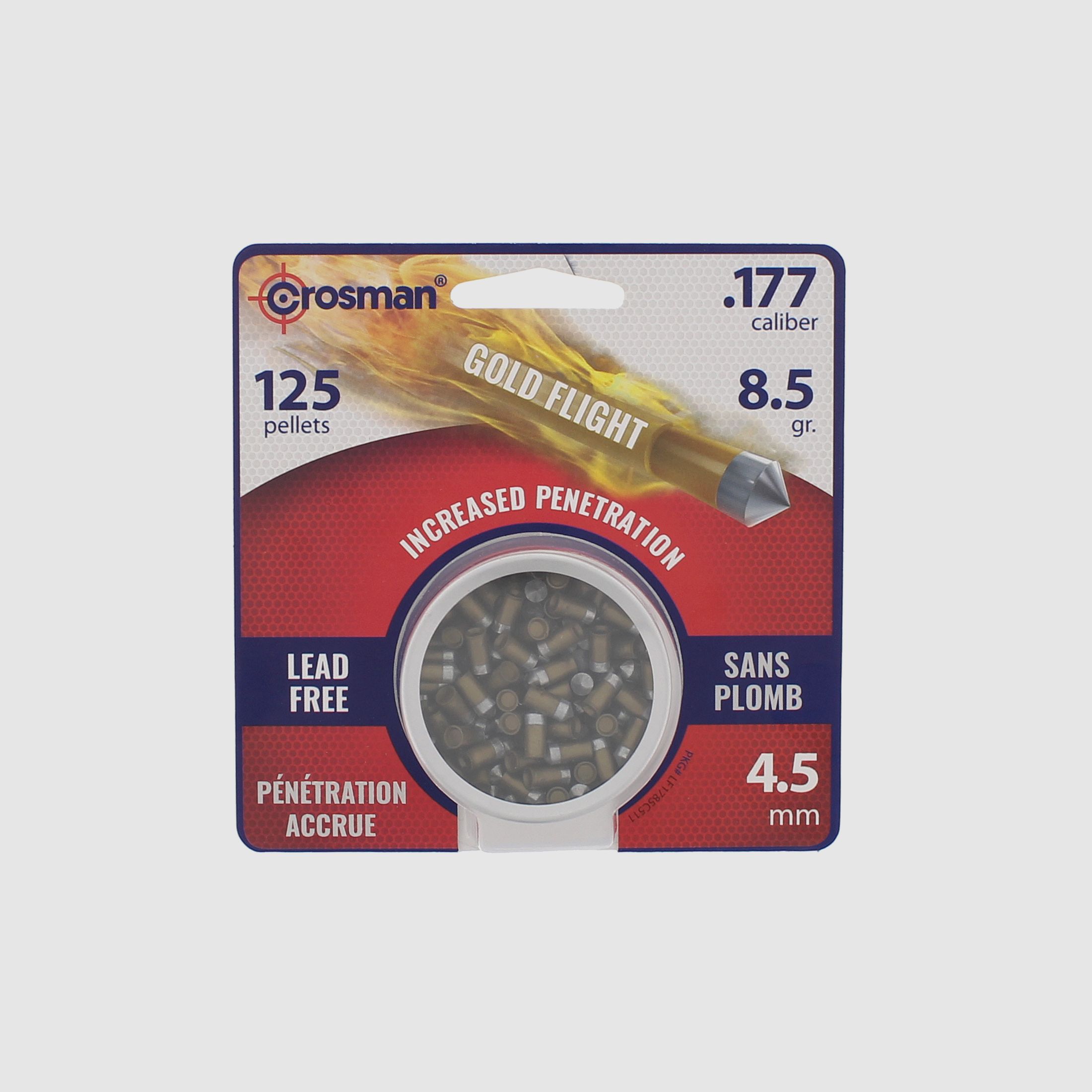 Crosman Steel Tip Bullets Gold Flight
